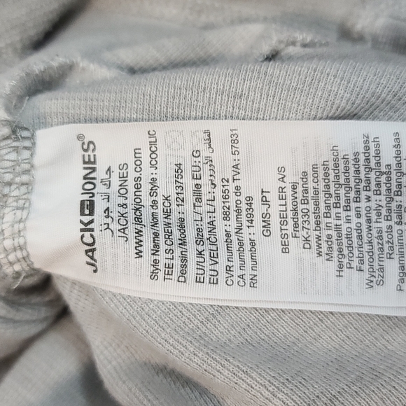 Jack and Jones Core men's large crew neck long sleeve - Picture 6 of 6